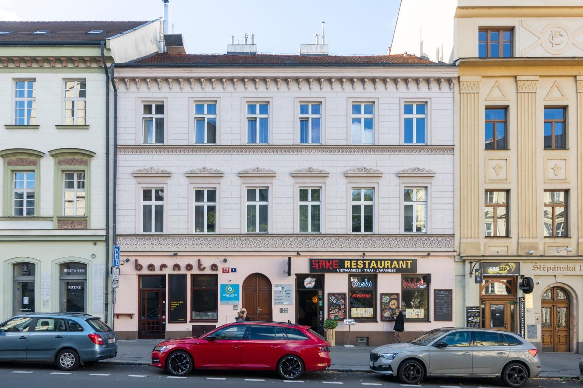 Apartment Stepanska Прага Экстерьер фото